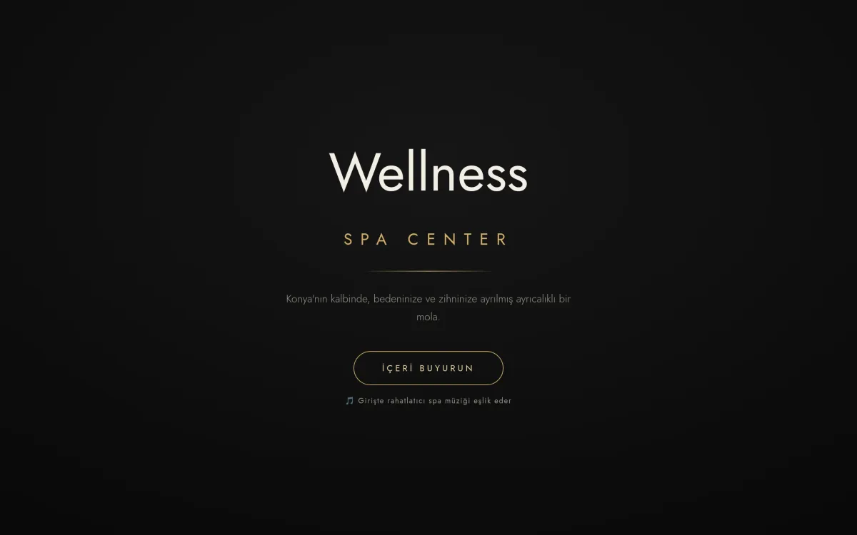 Vip Wellness Konya web sitesi ekran görüntüsü